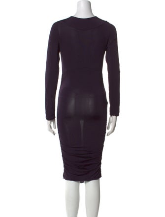 Flavio Castellani V-Neck Mini Dress