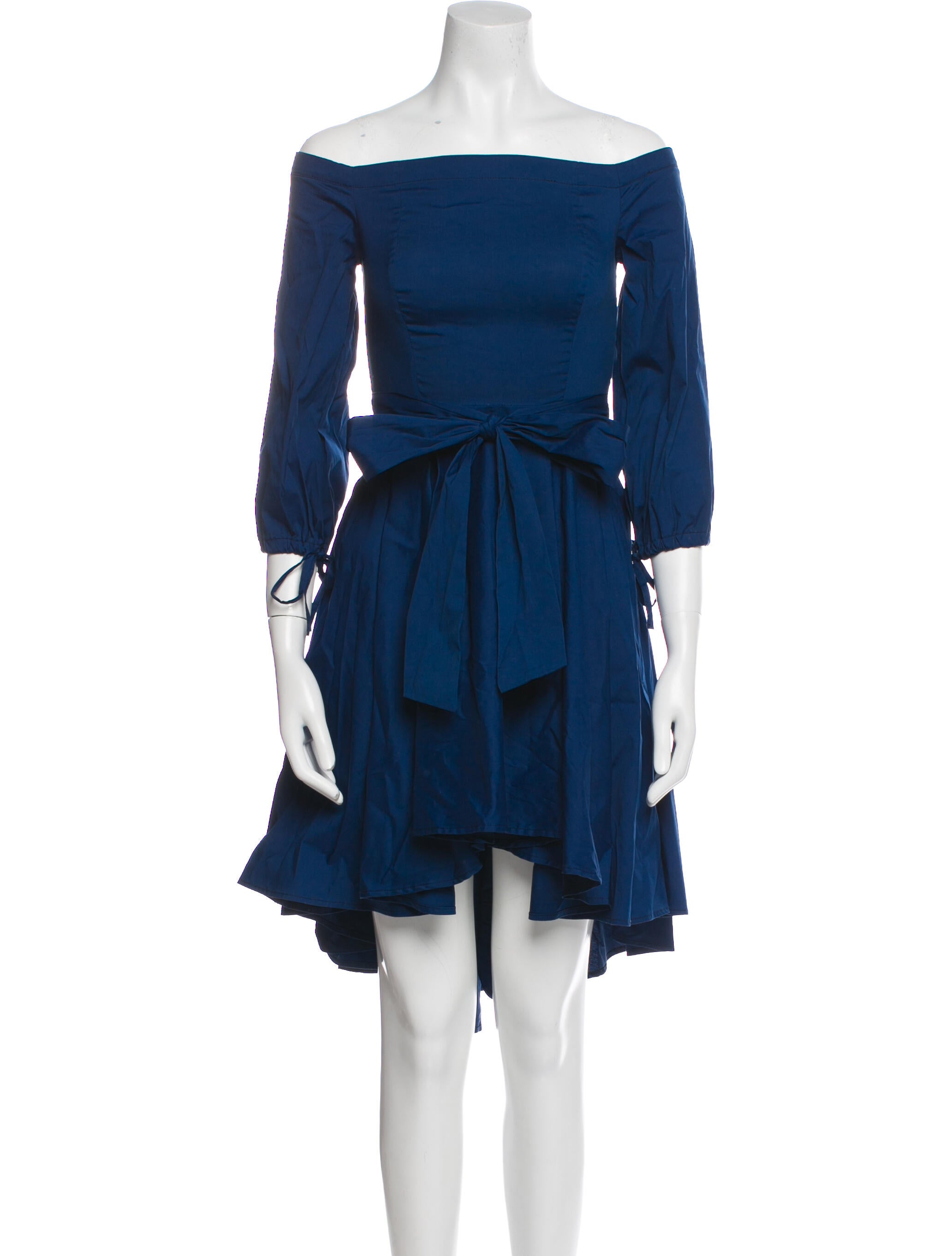 Flavio Castellani Off-The-Shoulder Mini Dress