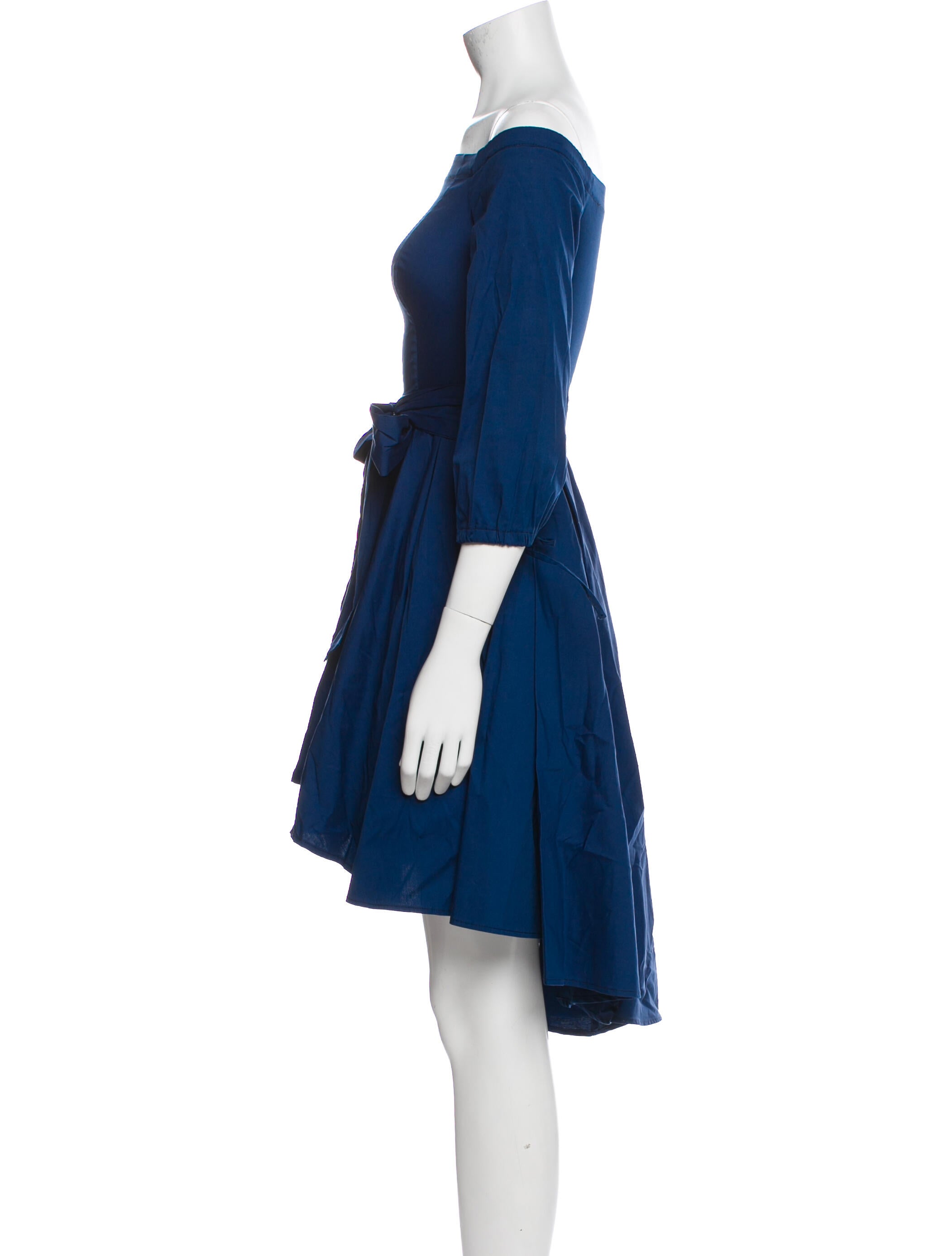 Flavio Castellani Off-The-Shoulder Mini Dress