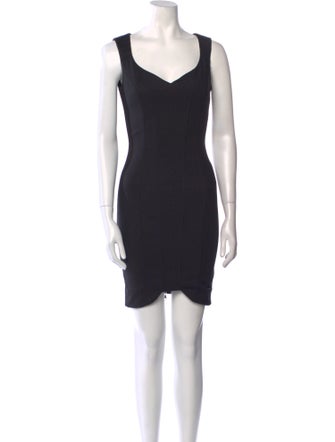 Flavio Castellani V-Neck Mini Dress