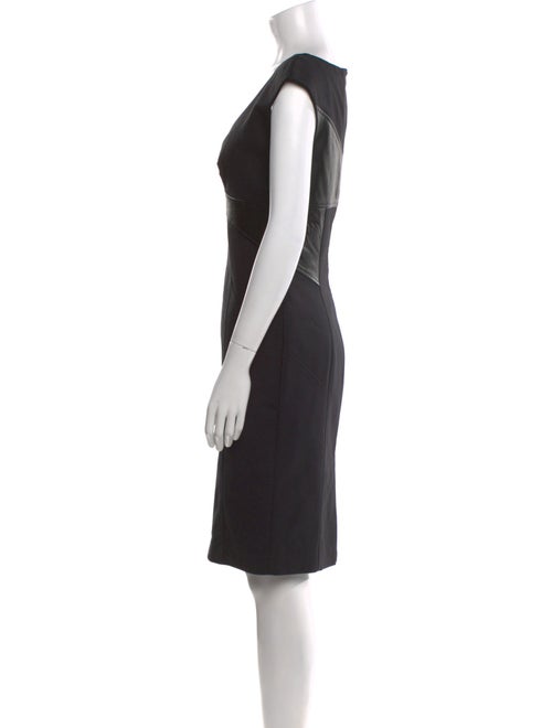 Flavio Castellani V-Neck Knee-Length Dress