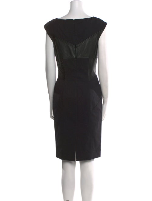 Flavio Castellani V-Neck Knee-Length Dress