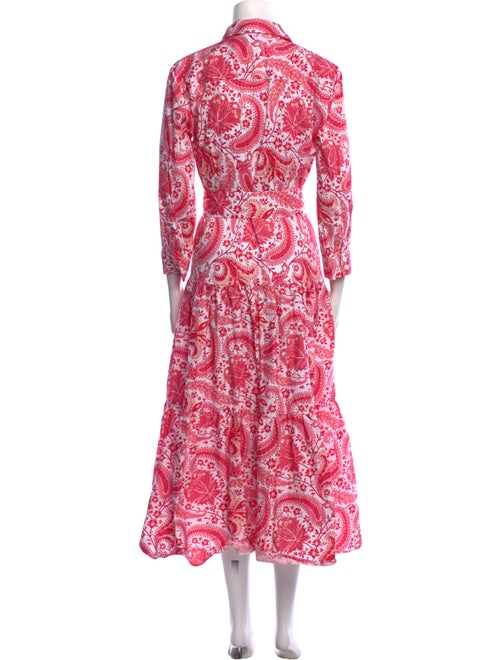 Flavio Castellani Paisley Print Midi Length Dress