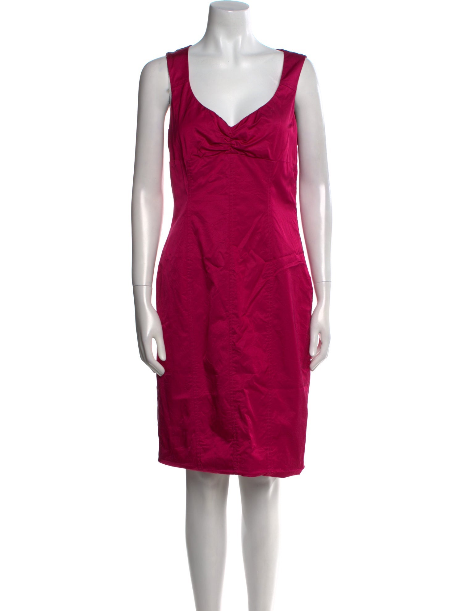 Flavio Castellani Silk Knee-Length Dress