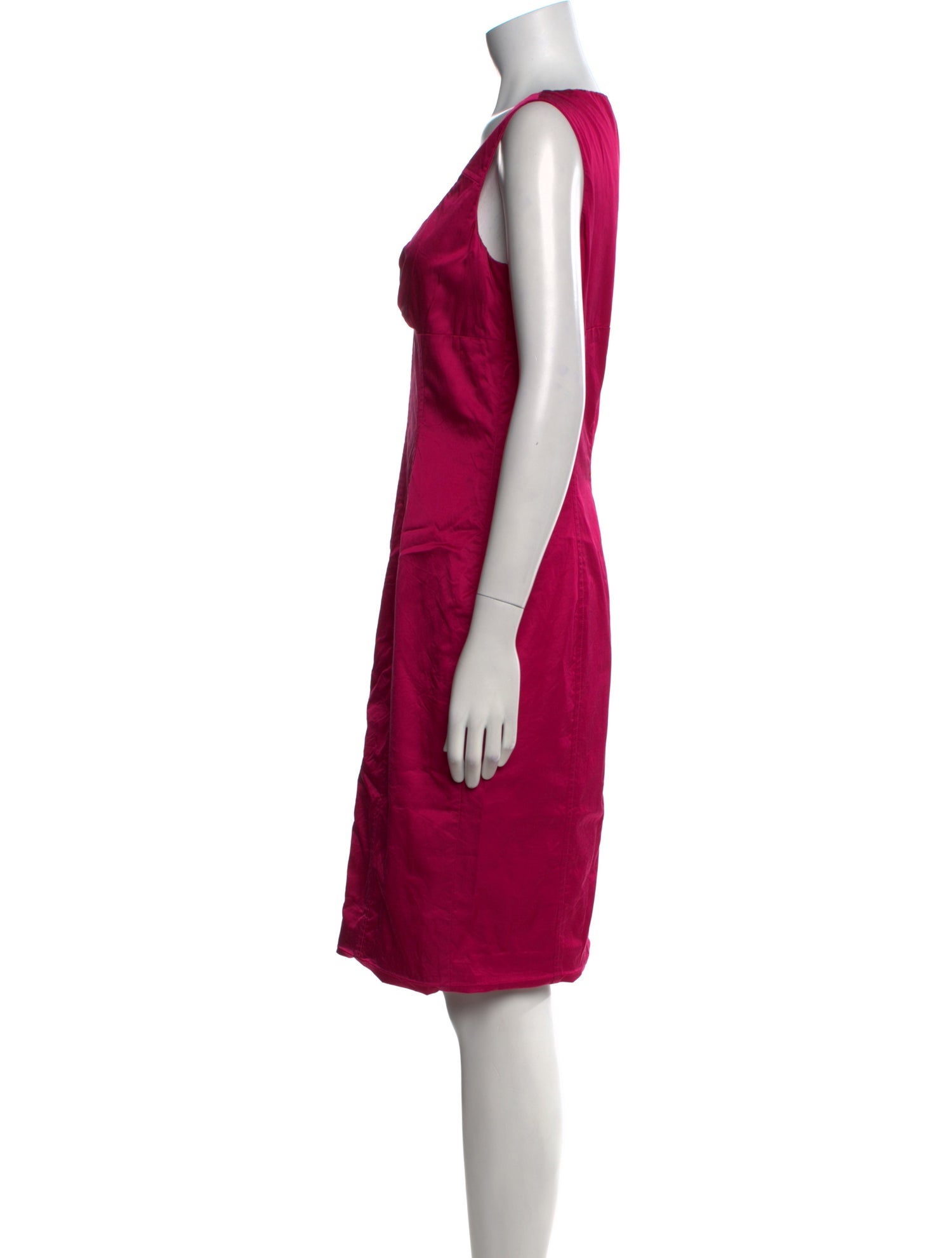 Flavio Castellani Silk Knee-Length Dress