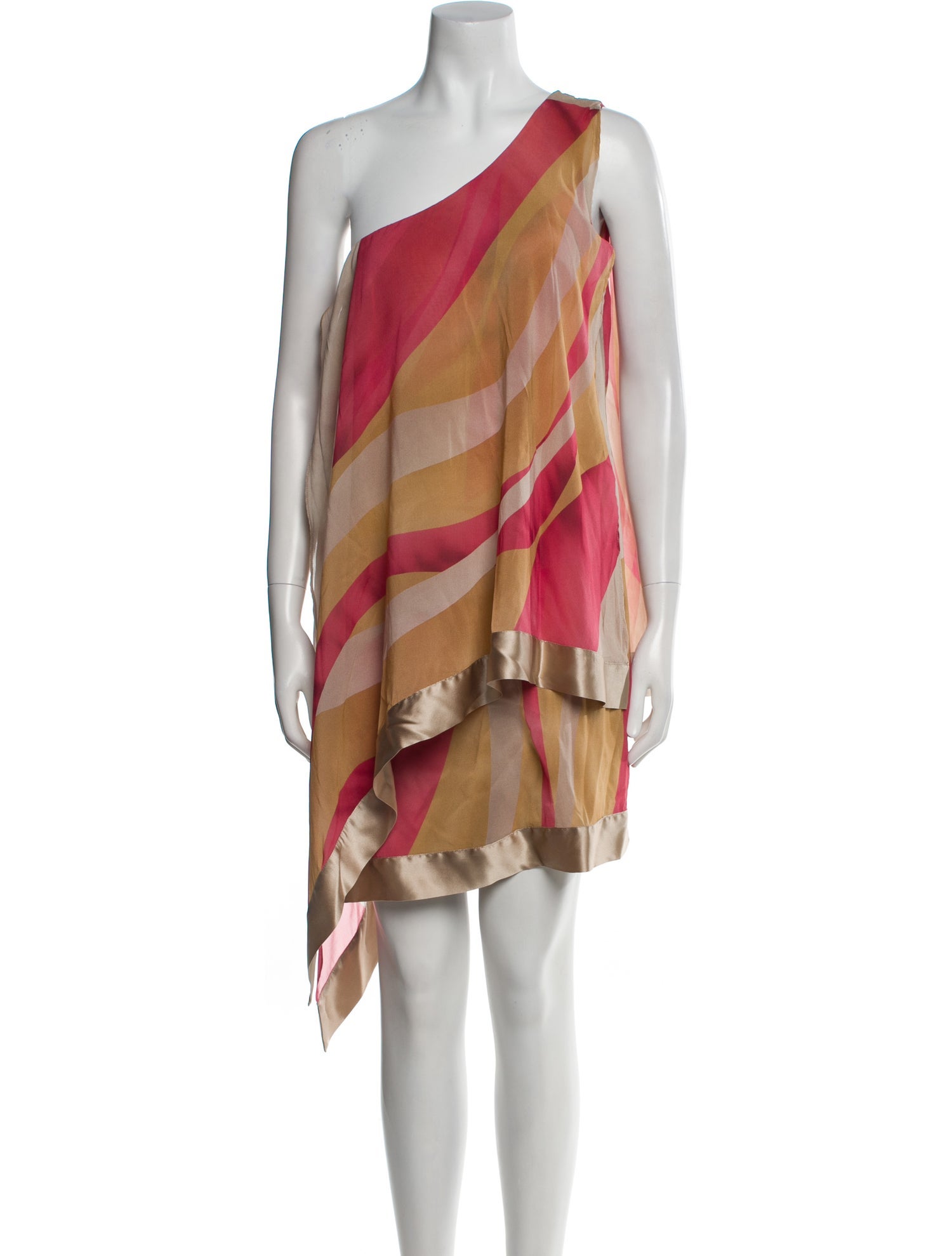 Flavio Castellani Silk Mini Dress