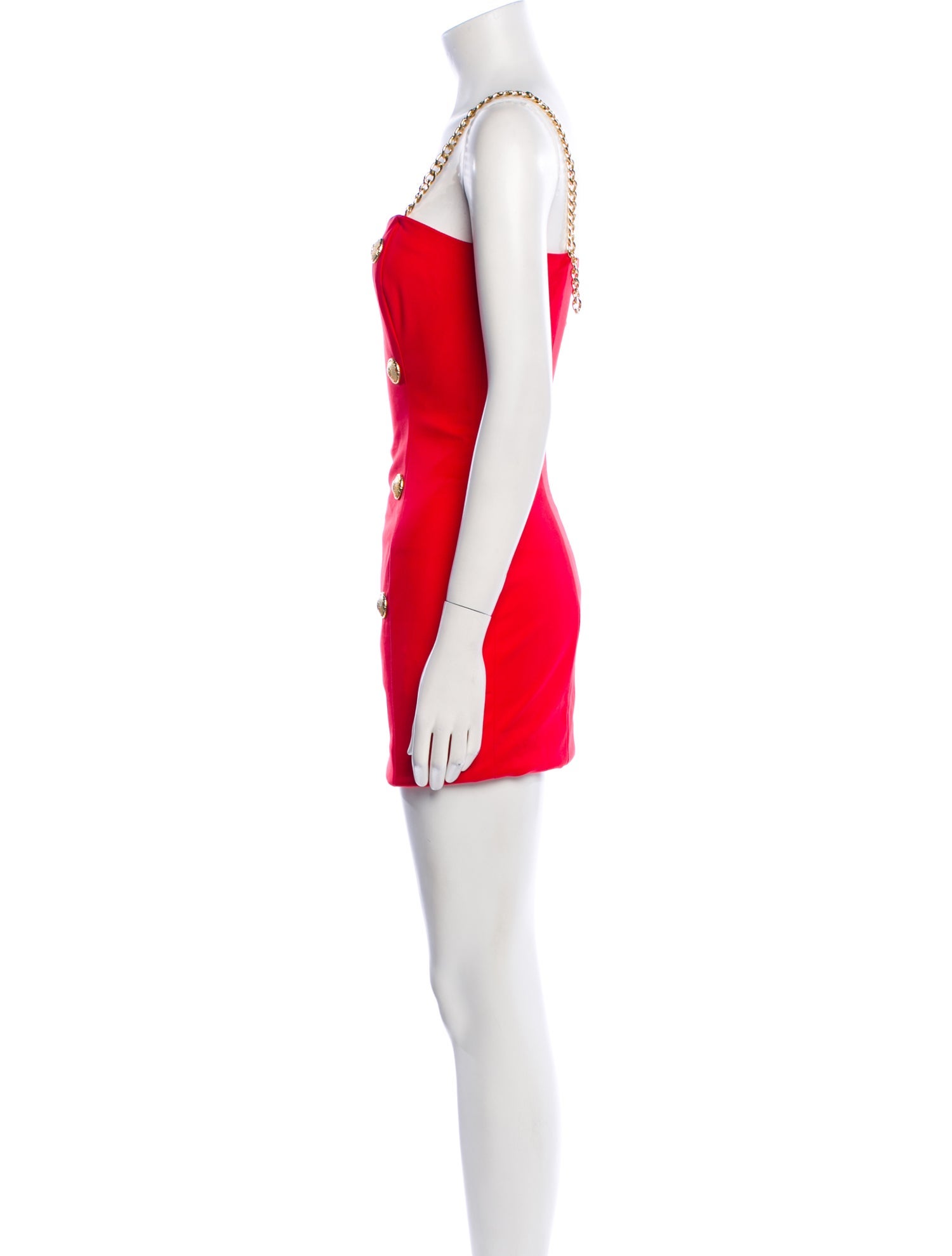 Flavio Castellani Square Neckline Mini Dress