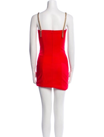 Flavio Castellani Square Neckline Mini Dress