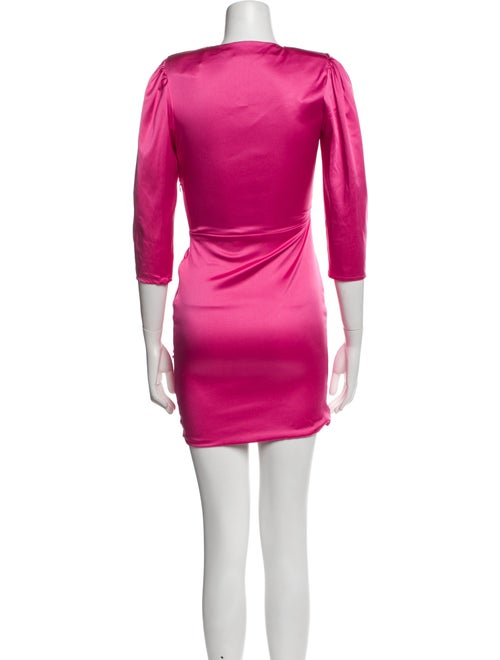 Flavio Castellani V-Neck Mini Dress