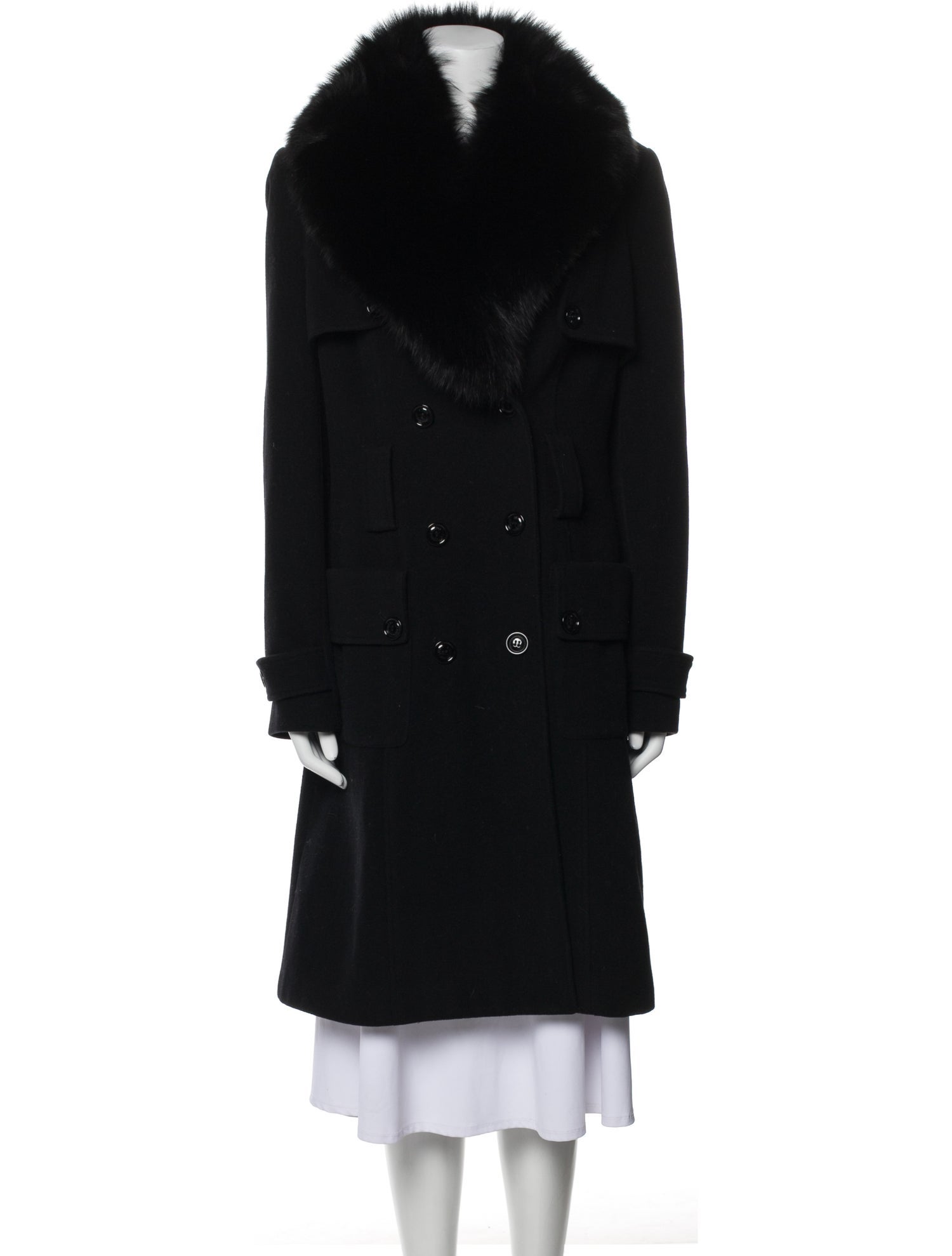 Flavio Castellani Wool Peacoat