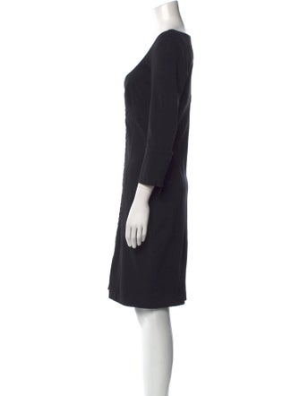 Flavio Castellani Scoop Neck Knee-Length Dress