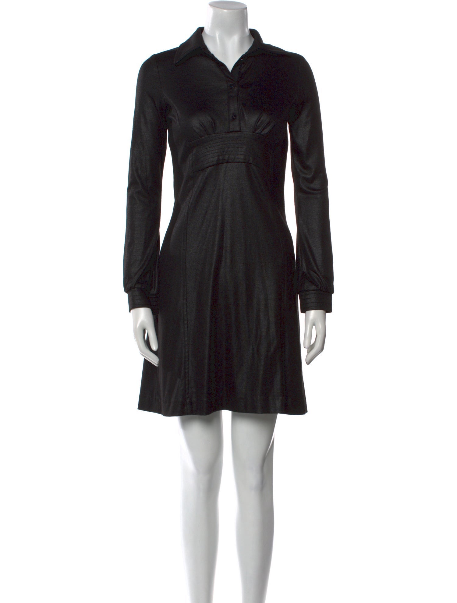 Flavio Castellani Mock Neck Mini Dress