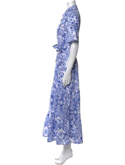 Flavio Castellani Floral Print Long Dress