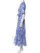 Flavio Castellani Floral Print Long Dress