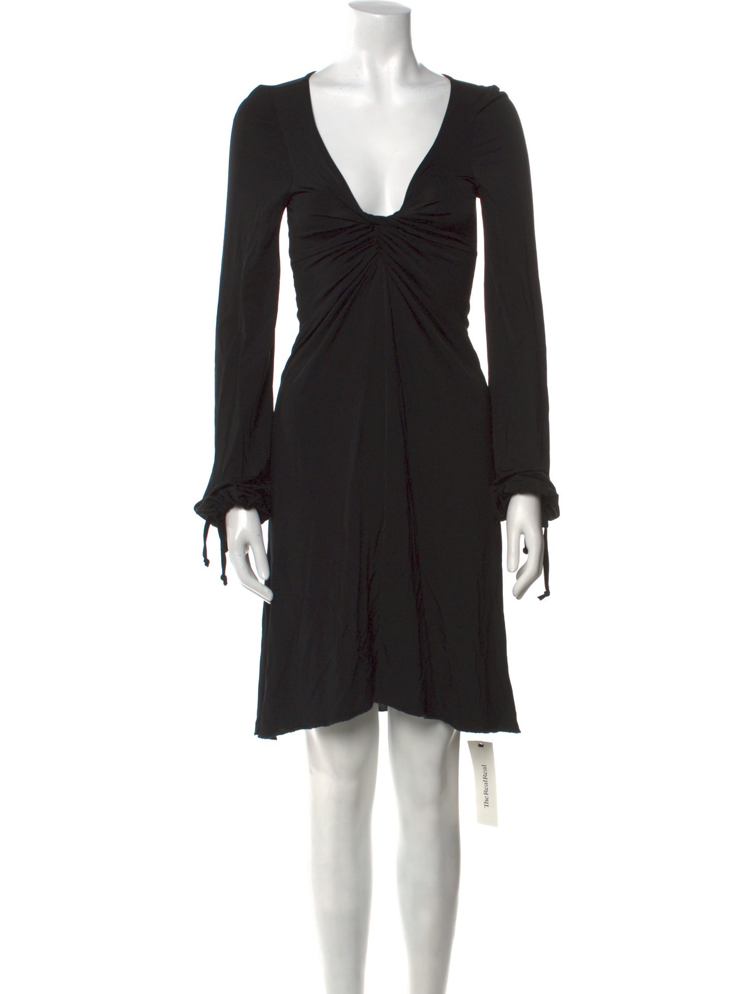 Flavio Castellani V-Neck Mini Dress