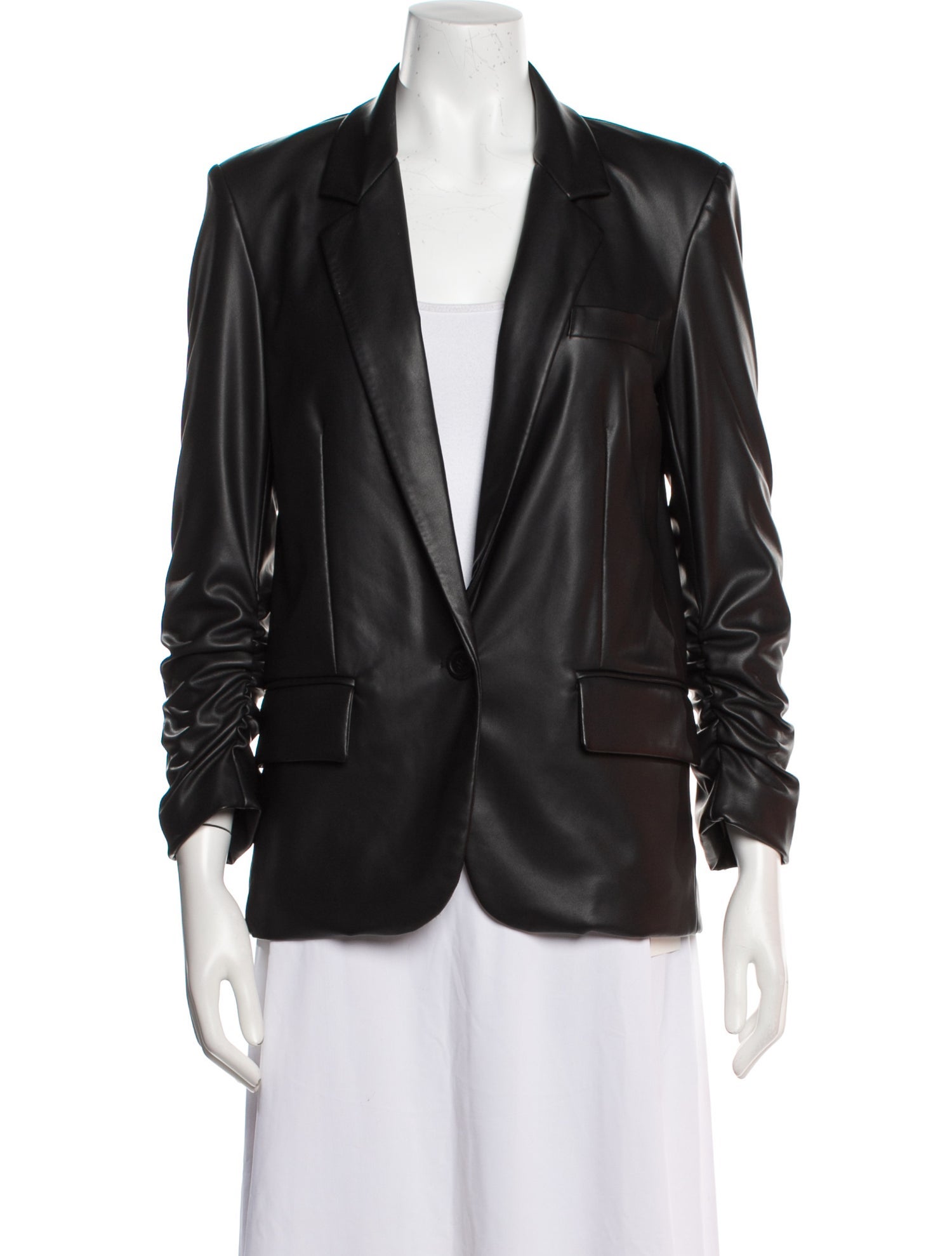 Generation Love Faux Leather Blazer