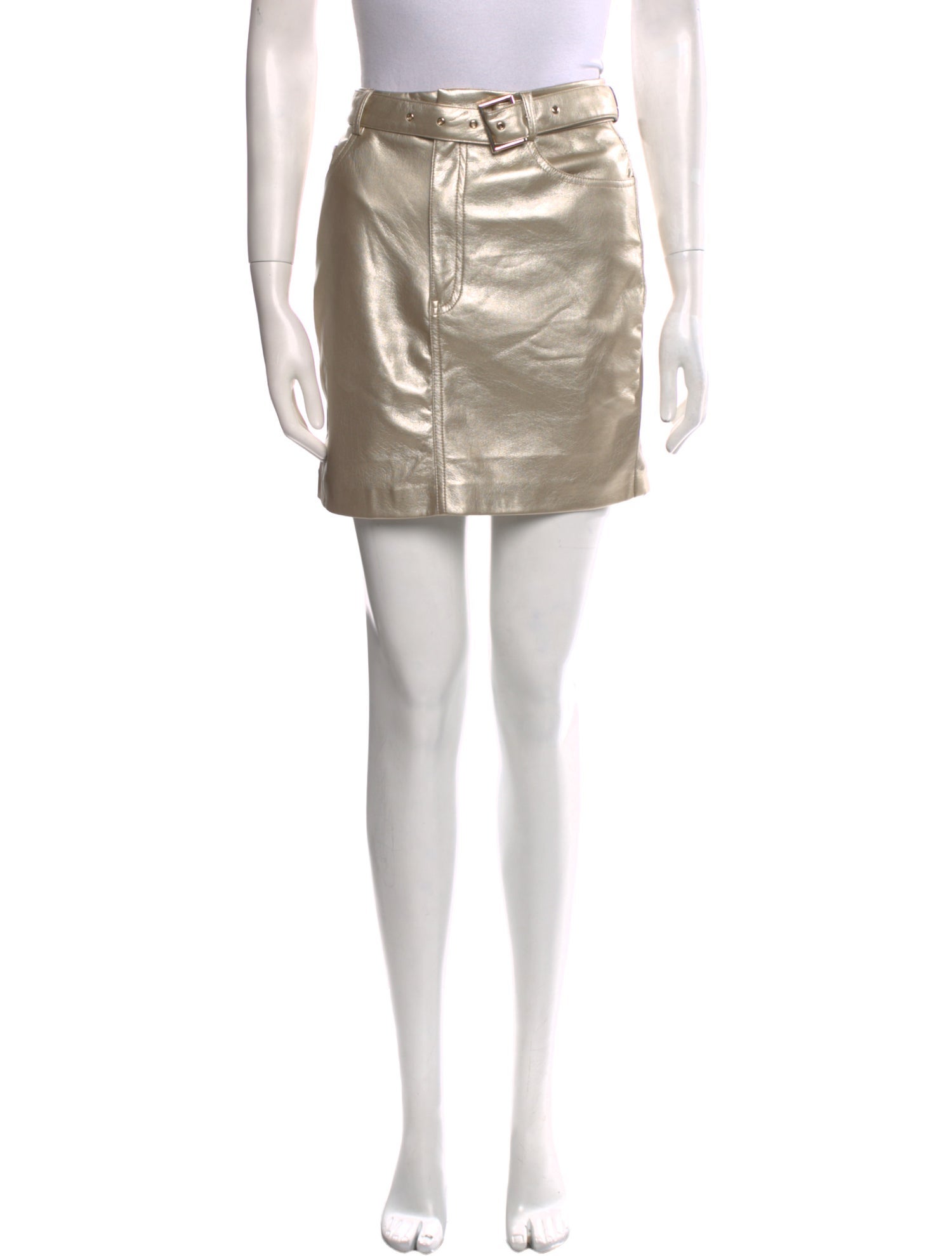 Generation Love Faux Leather Mini Skirt