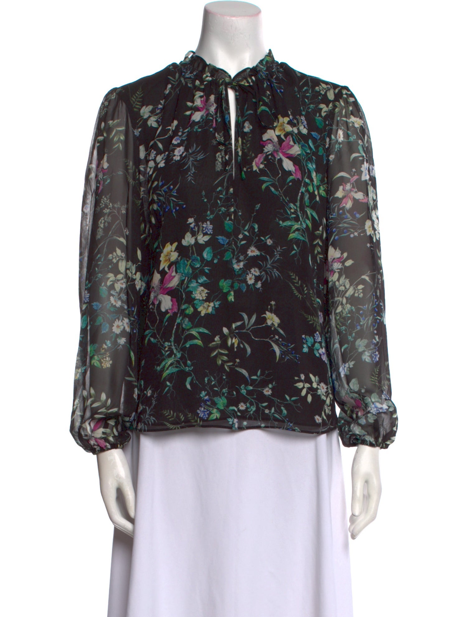 Generation Love Silk Floral Print Blouse