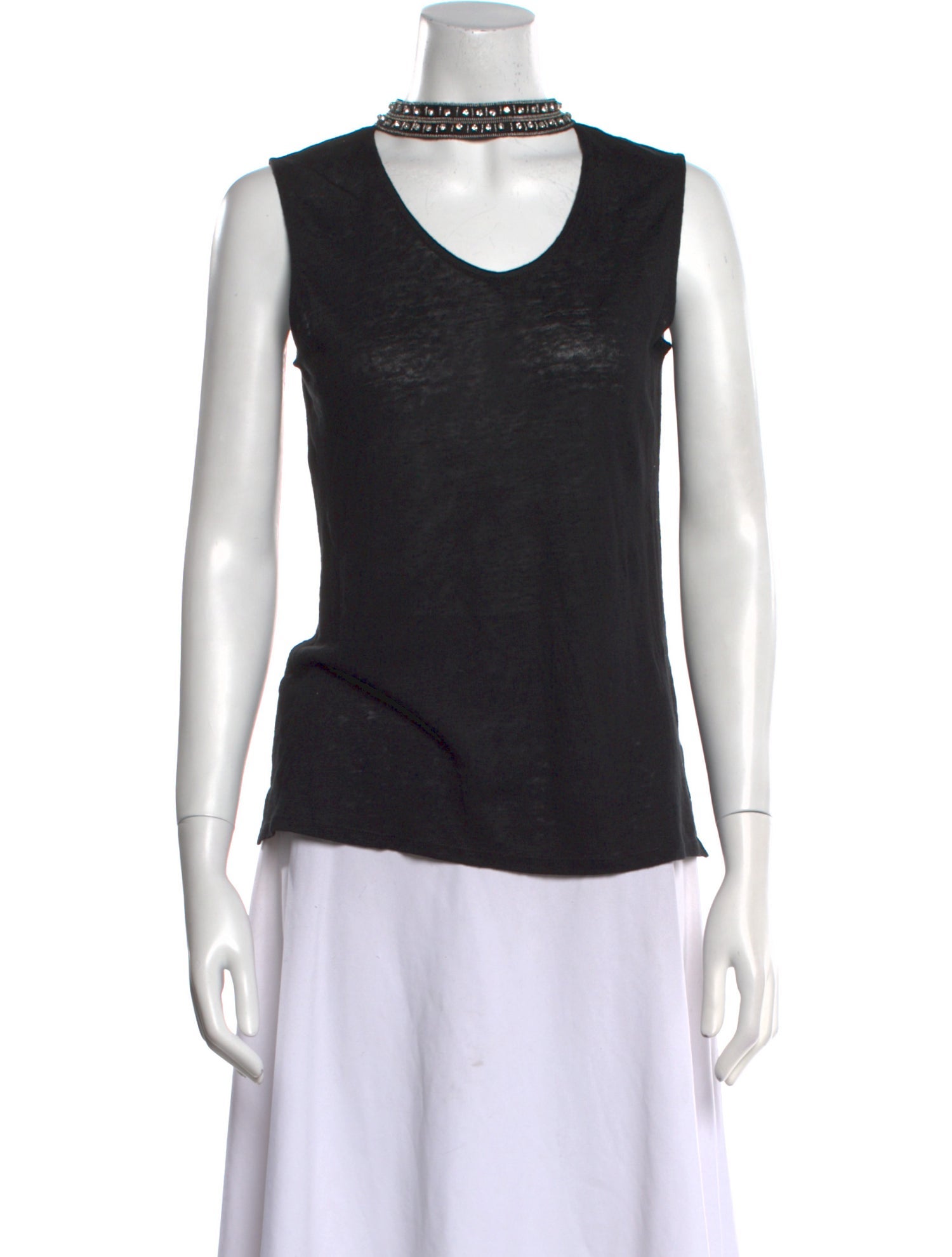 Generation Love Linen Mock Neck Top