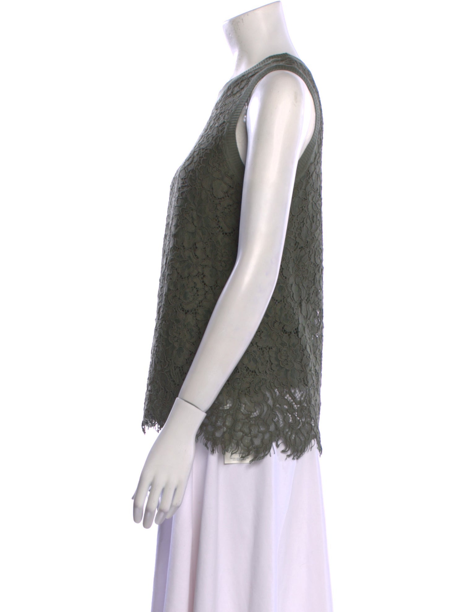 Generation Love Lace Pattern Crew Neck Top