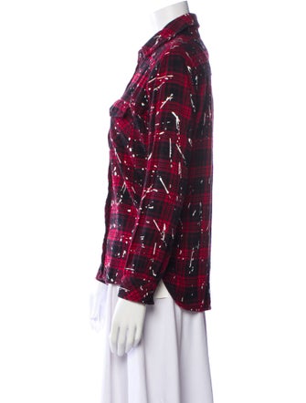 Generation Love Printed Long Sleeve Button-Up Top