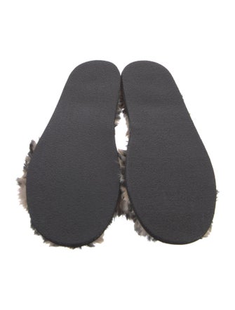 Generation Love Faux Fur Animal Print Slides