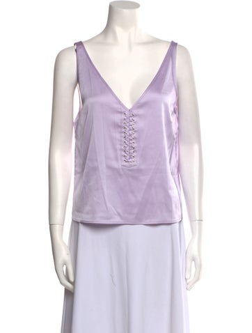 Generation Love Tops V-Neck Sleeveless Top M