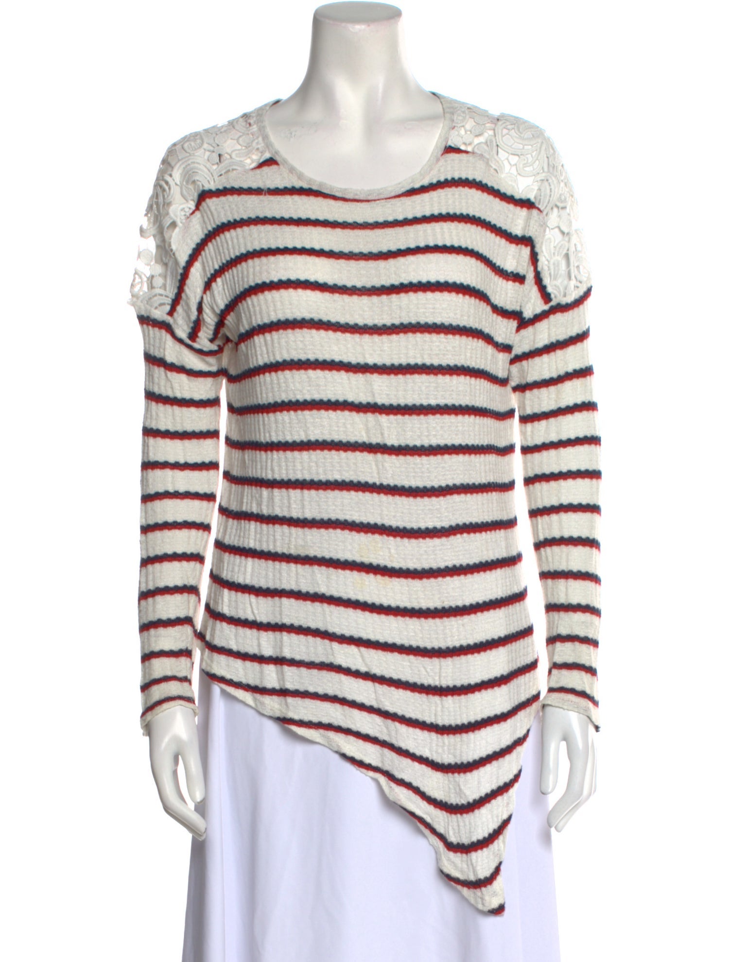 Generation Love Striped Scoop Neck Top