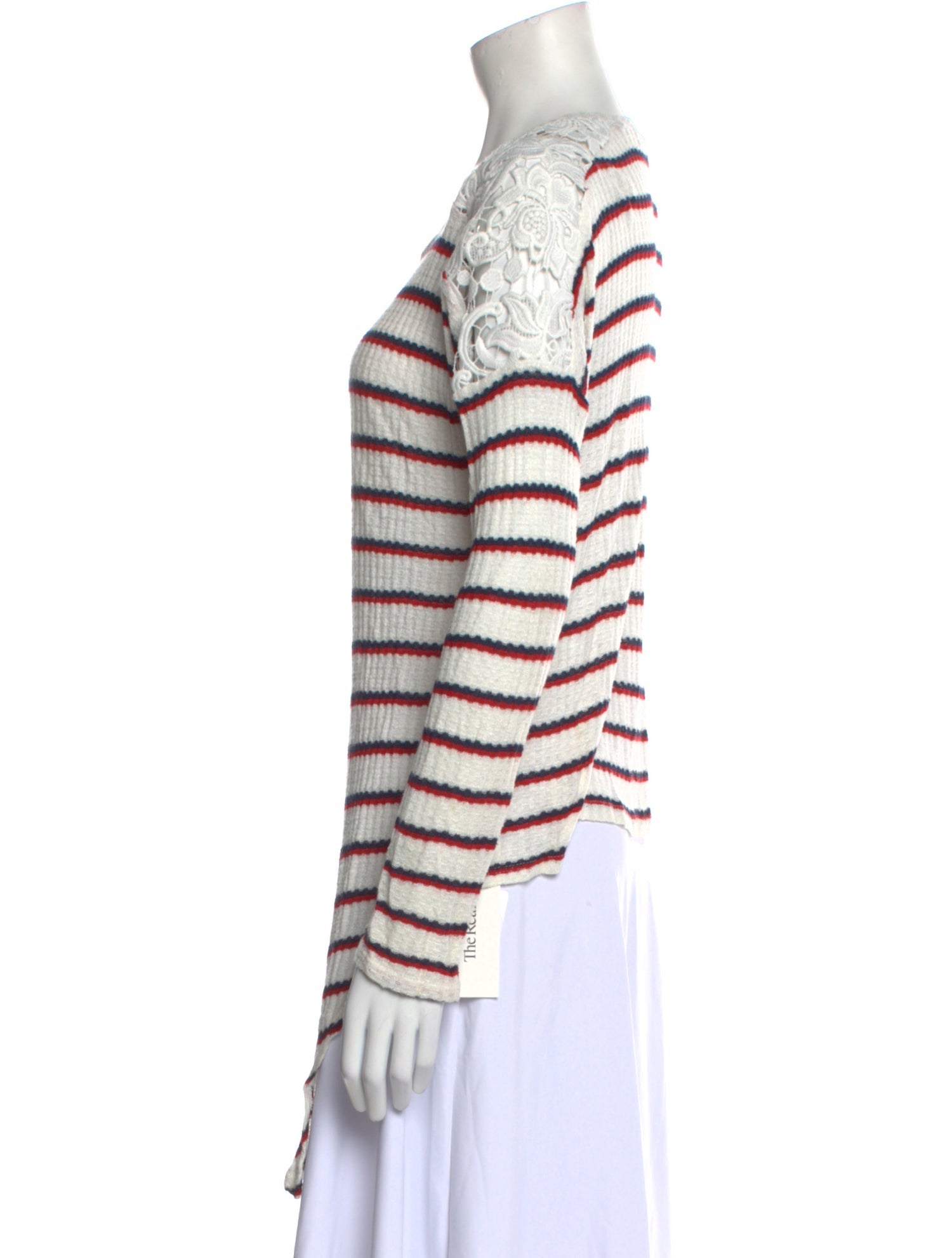 Generation Love Striped Scoop Neck Top