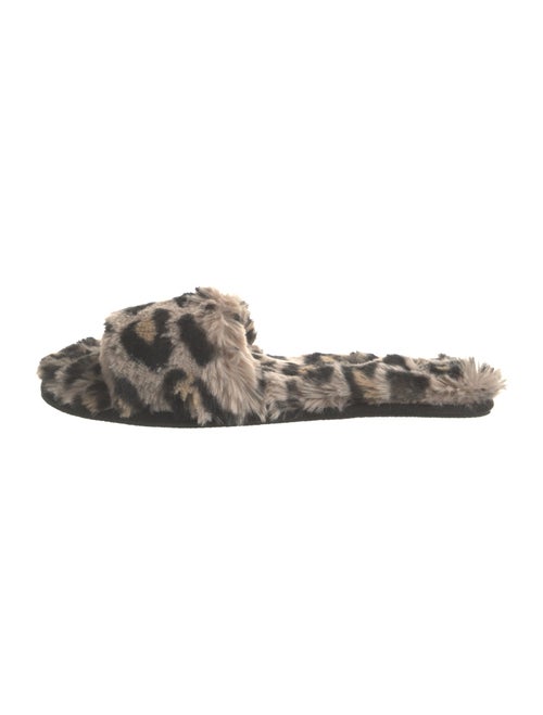 Generation Love Fur Animal Print Slides