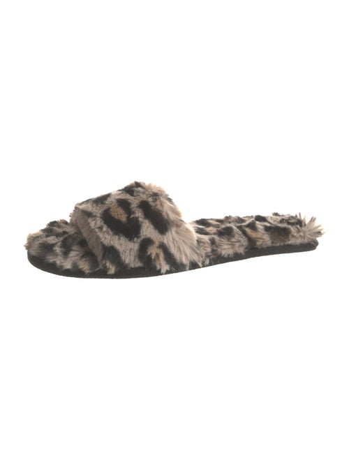 Generation Love Fur Animal Print Slides