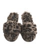 Generation Love Fur Animal Print Slides