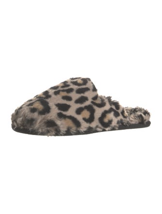Generation Love Fur Animal Print Slides