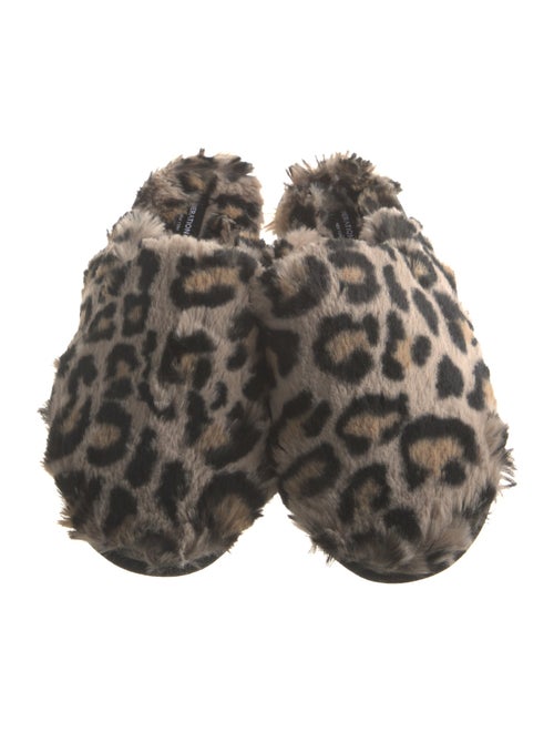 Generation Love Fur Animal Print Slides