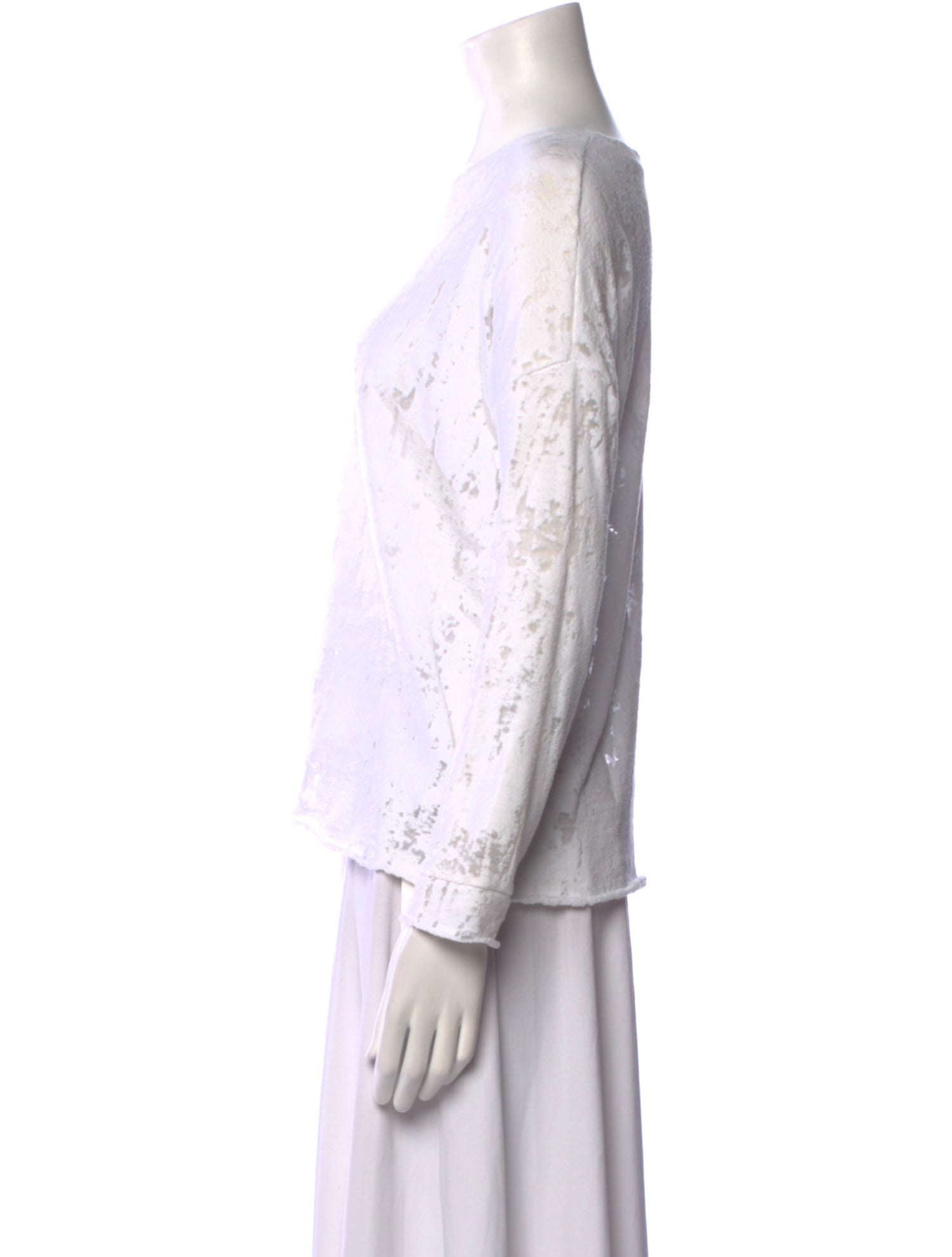 Generation Love Bateau Neckline Long Sleeve Blouse