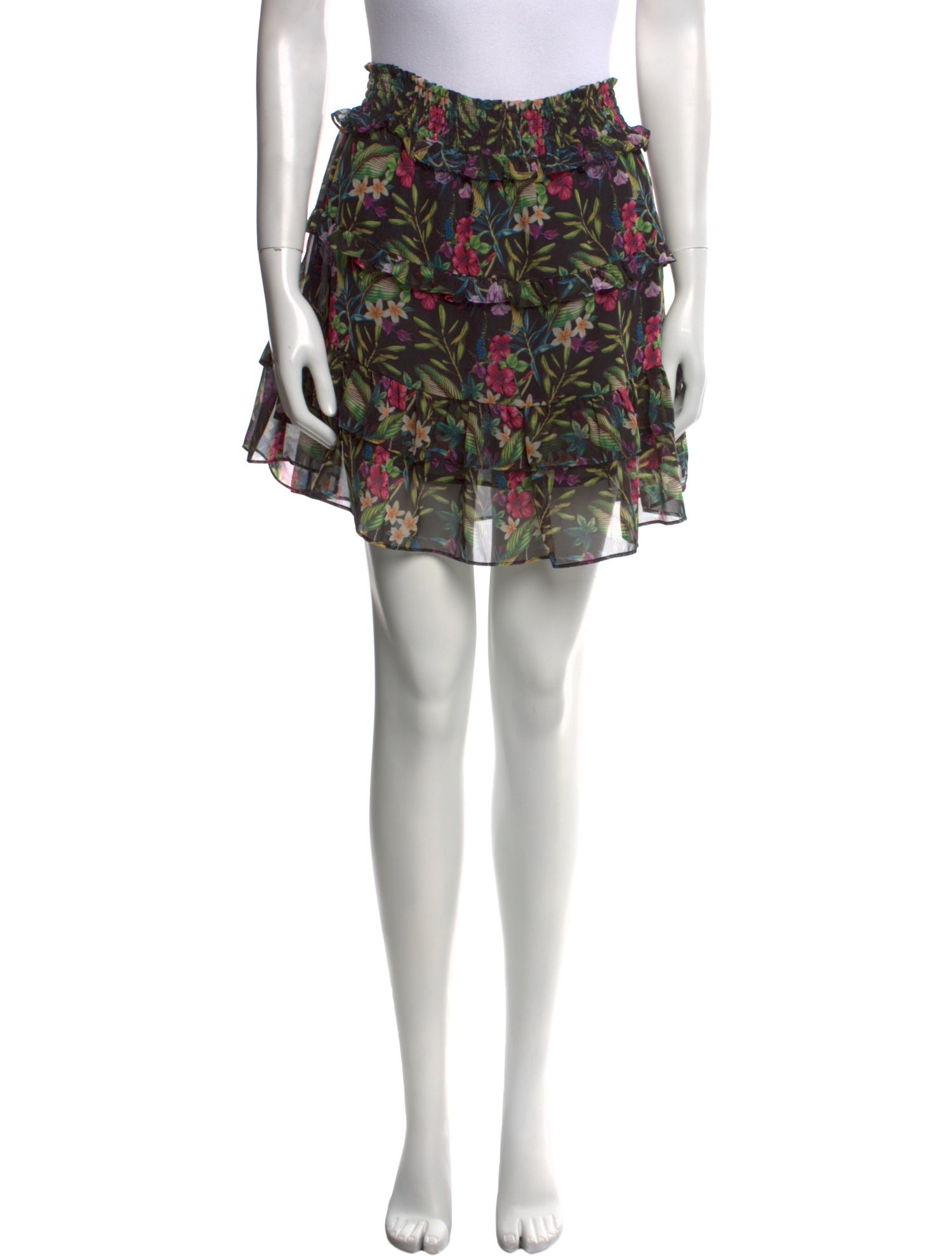 Generation Love Floral Print Mini Skirt