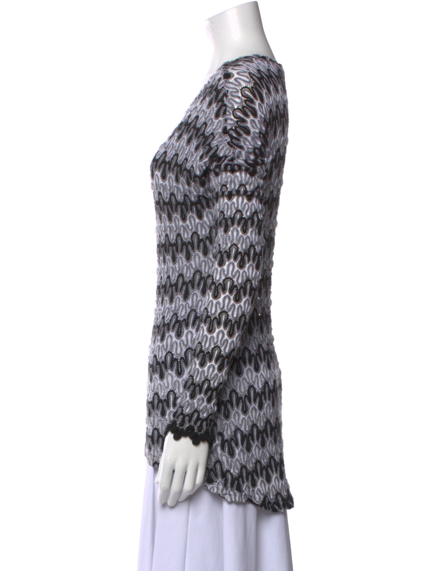 Generation Love Striped Scoop Neck Sweater