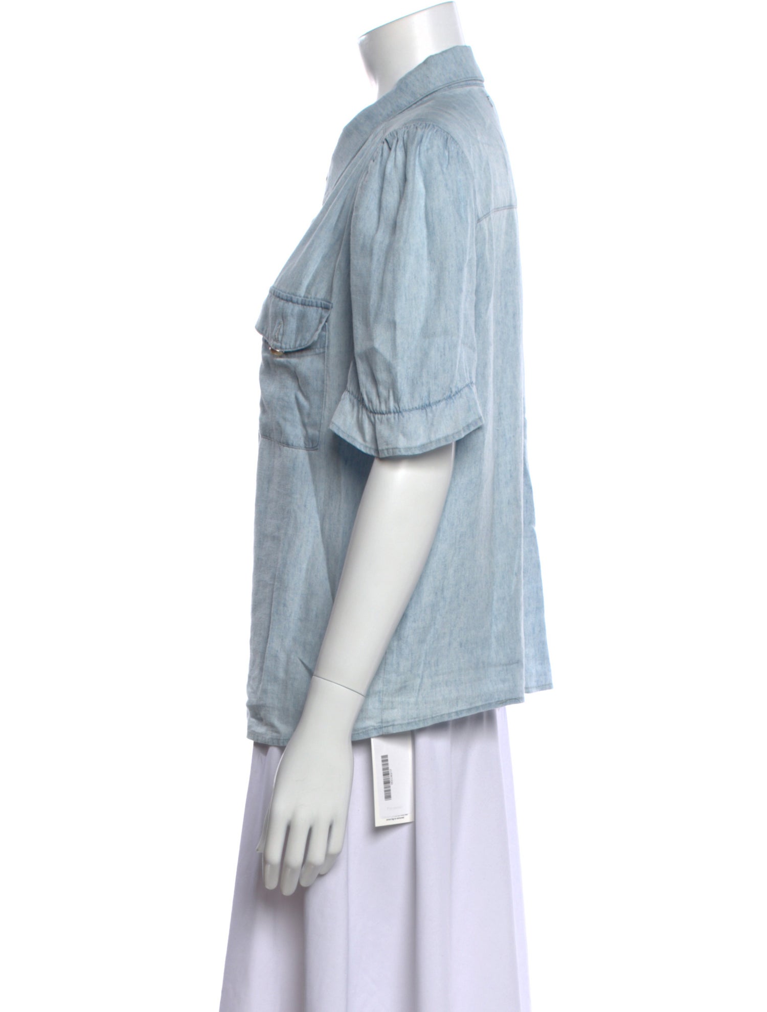 Generation Love Short Sleeve Button-Up Top