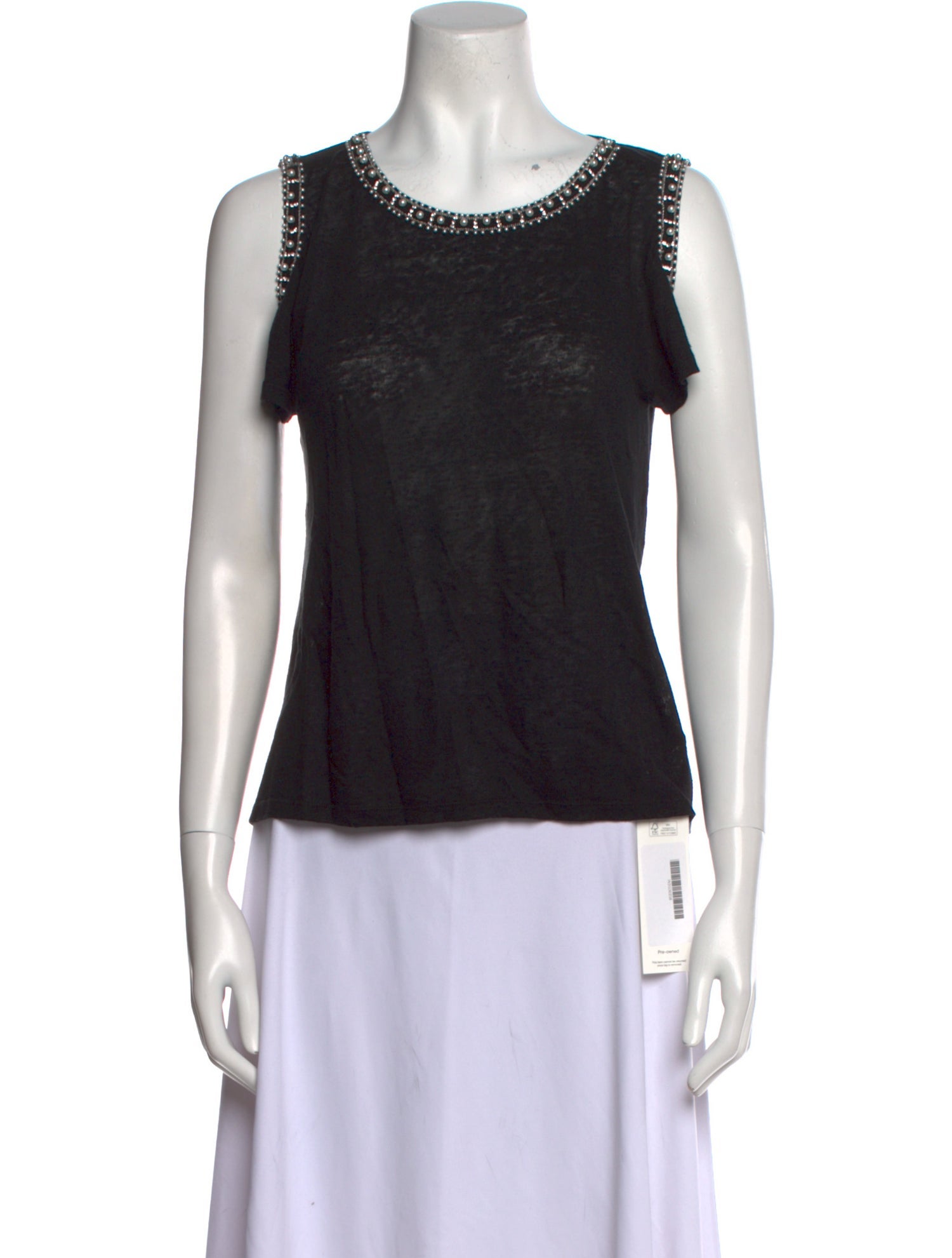 Generation Love Linen Scoop Neck Top