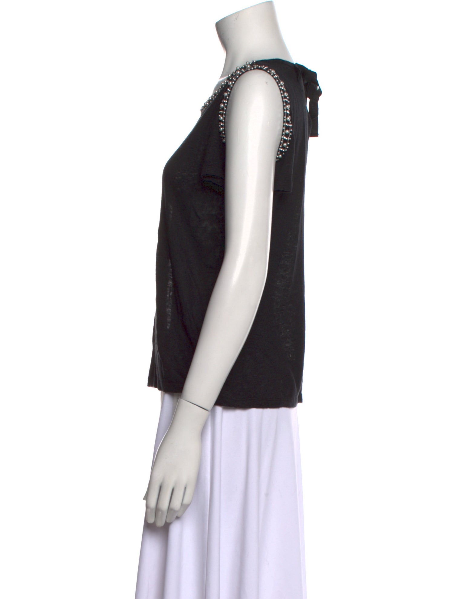 Generation Love Linen Scoop Neck Top