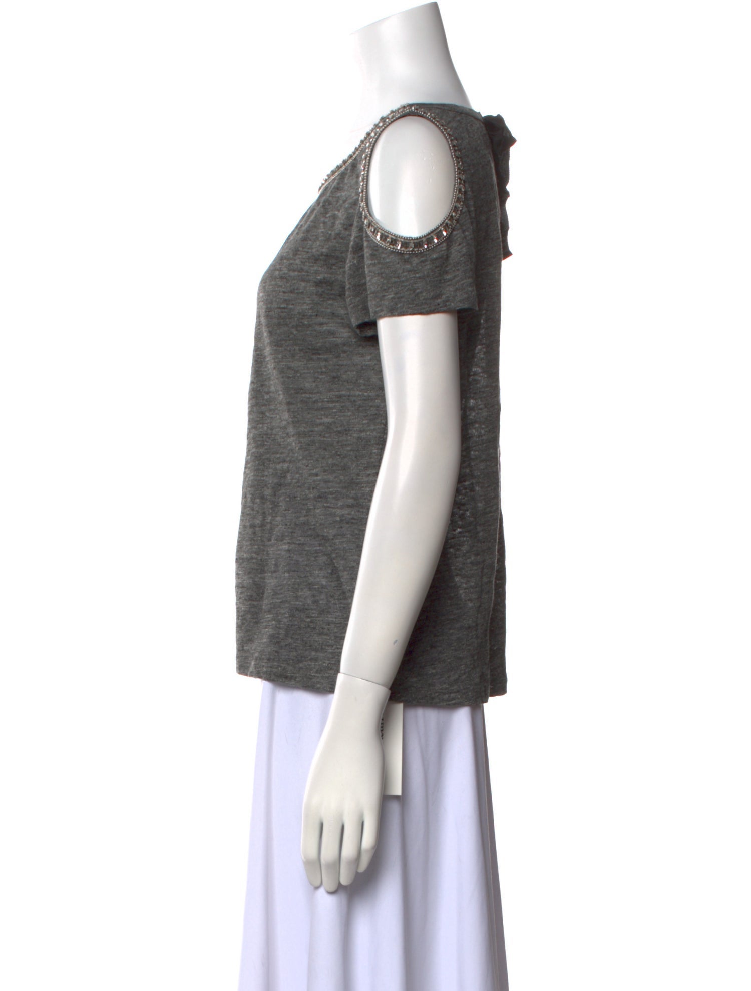 Generation Love Linen Bateau Neckline T-Shirt