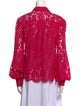 Generation Love Lace Pattern Long Sleeve Button-Up Top