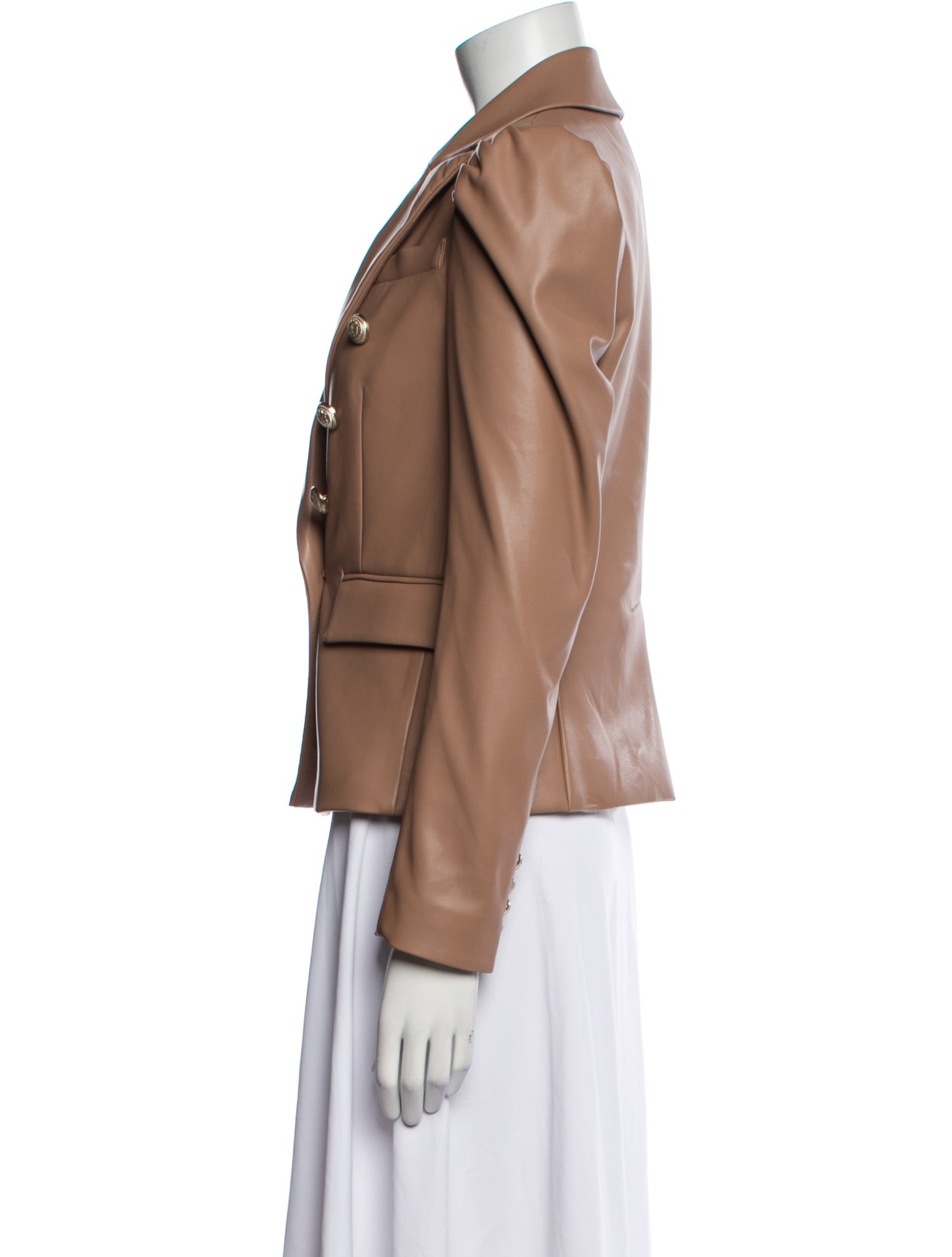 Generation Love Faux Leather Blazer