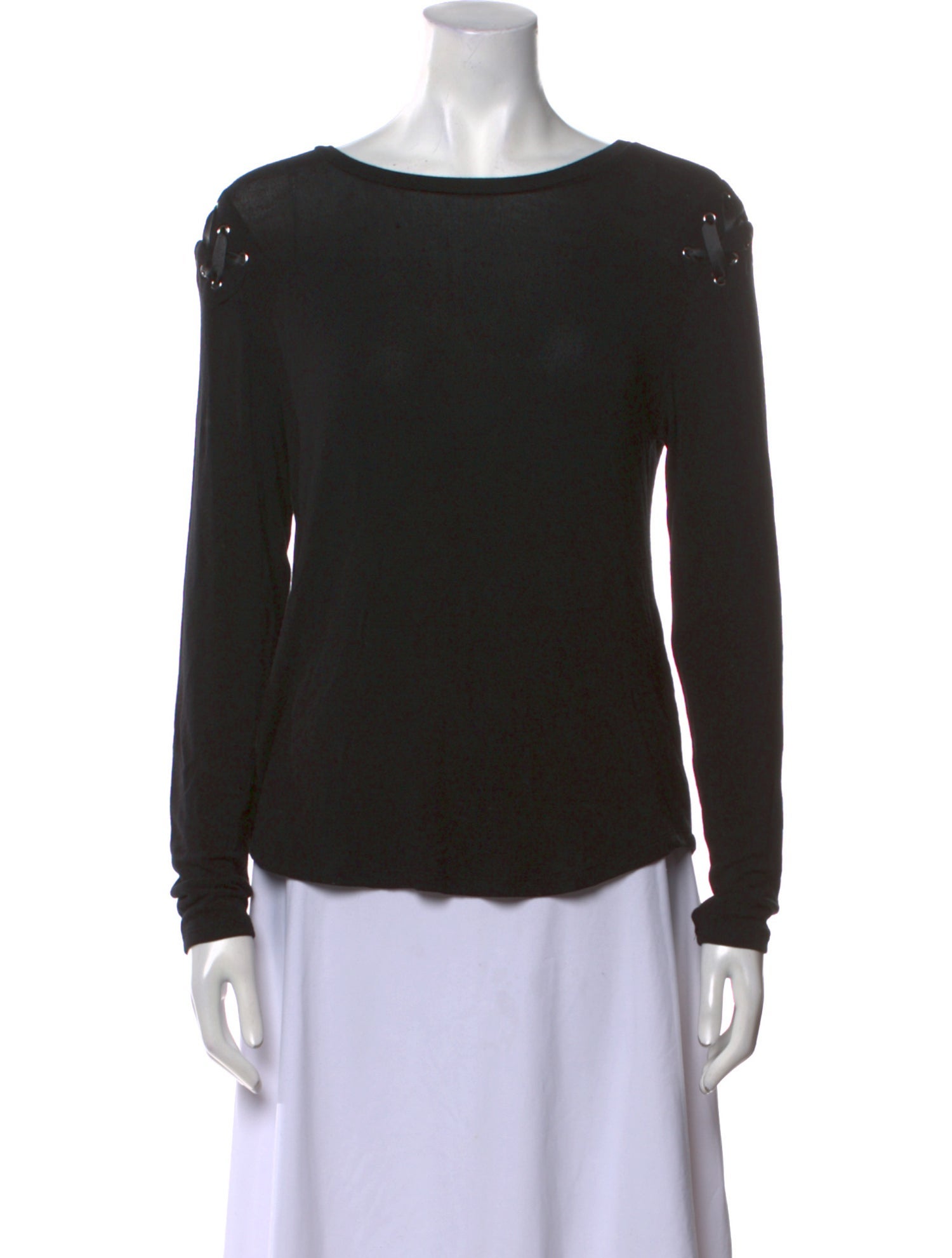 Generation Love Bateau Neckline Long Sleeve Top
