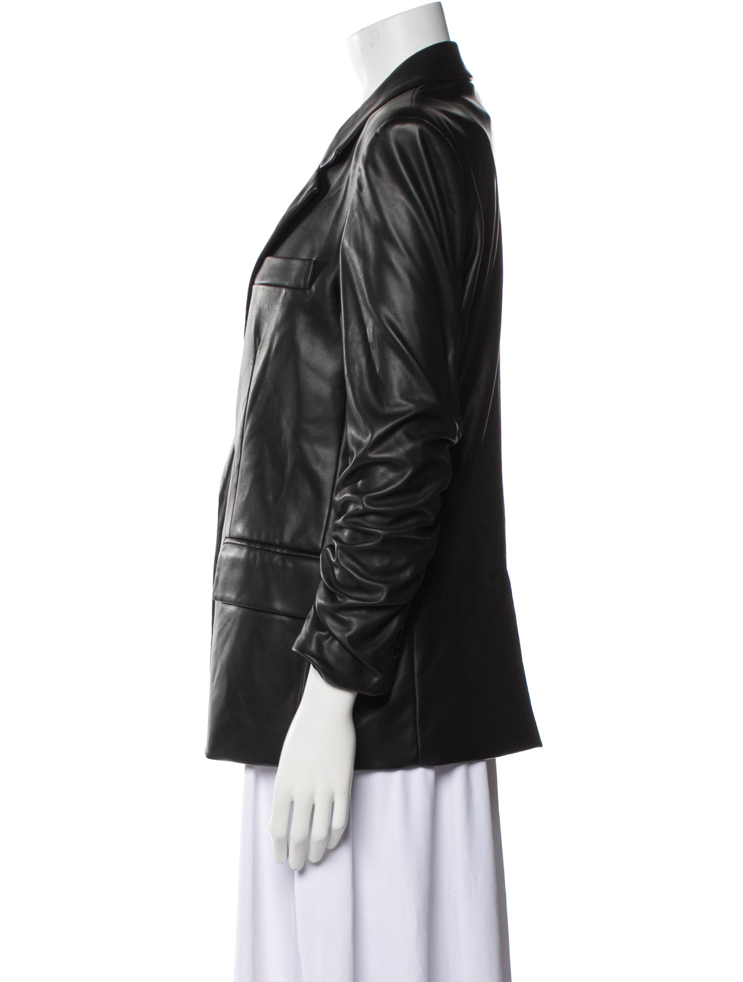 Generation Love Faux Leather Blazer