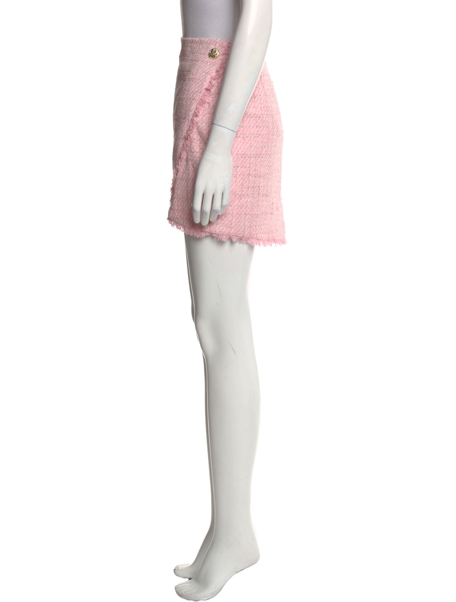 Generation Love Fringe Trim Accent Mini Skirt