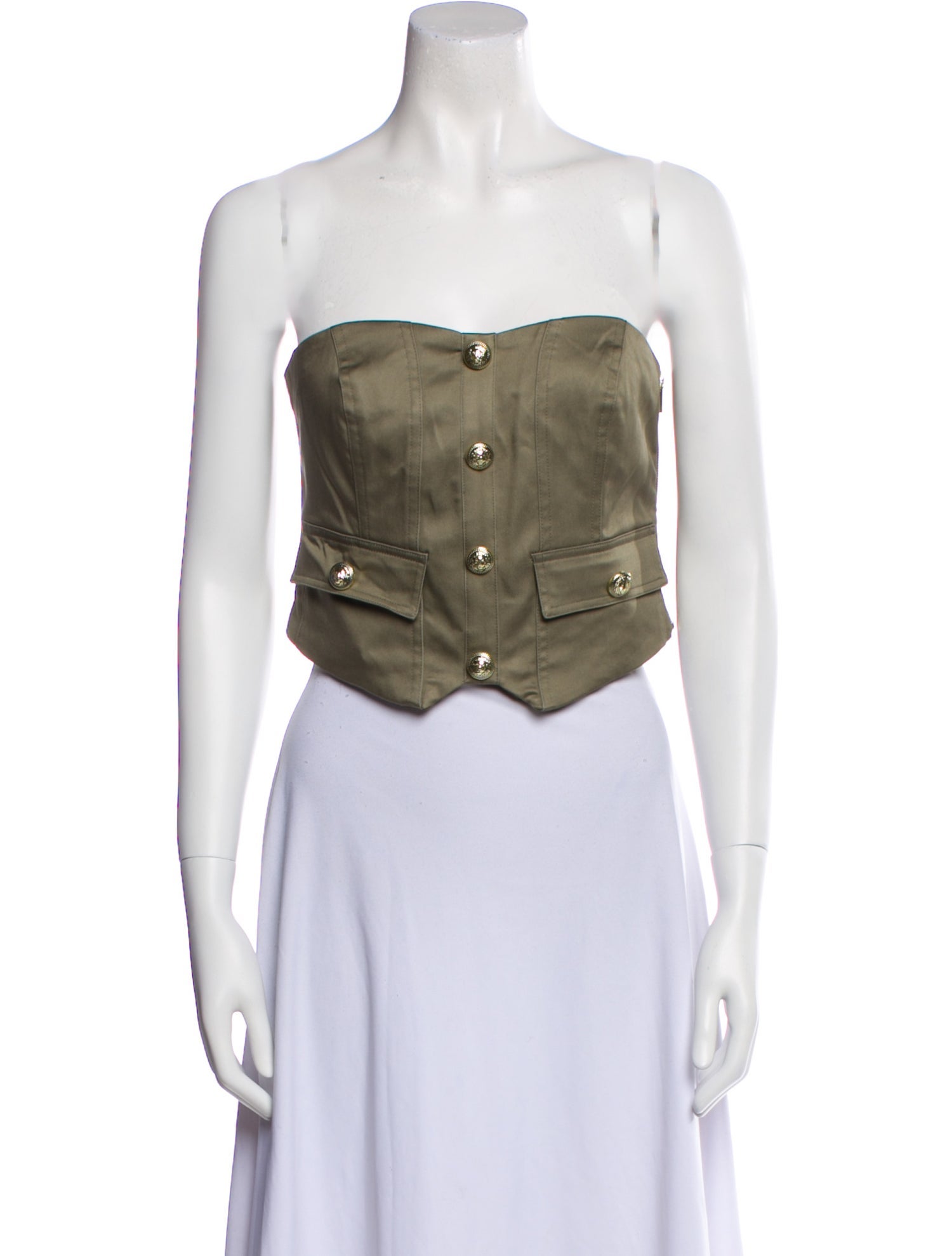 Generation Love Strapless Crop Top