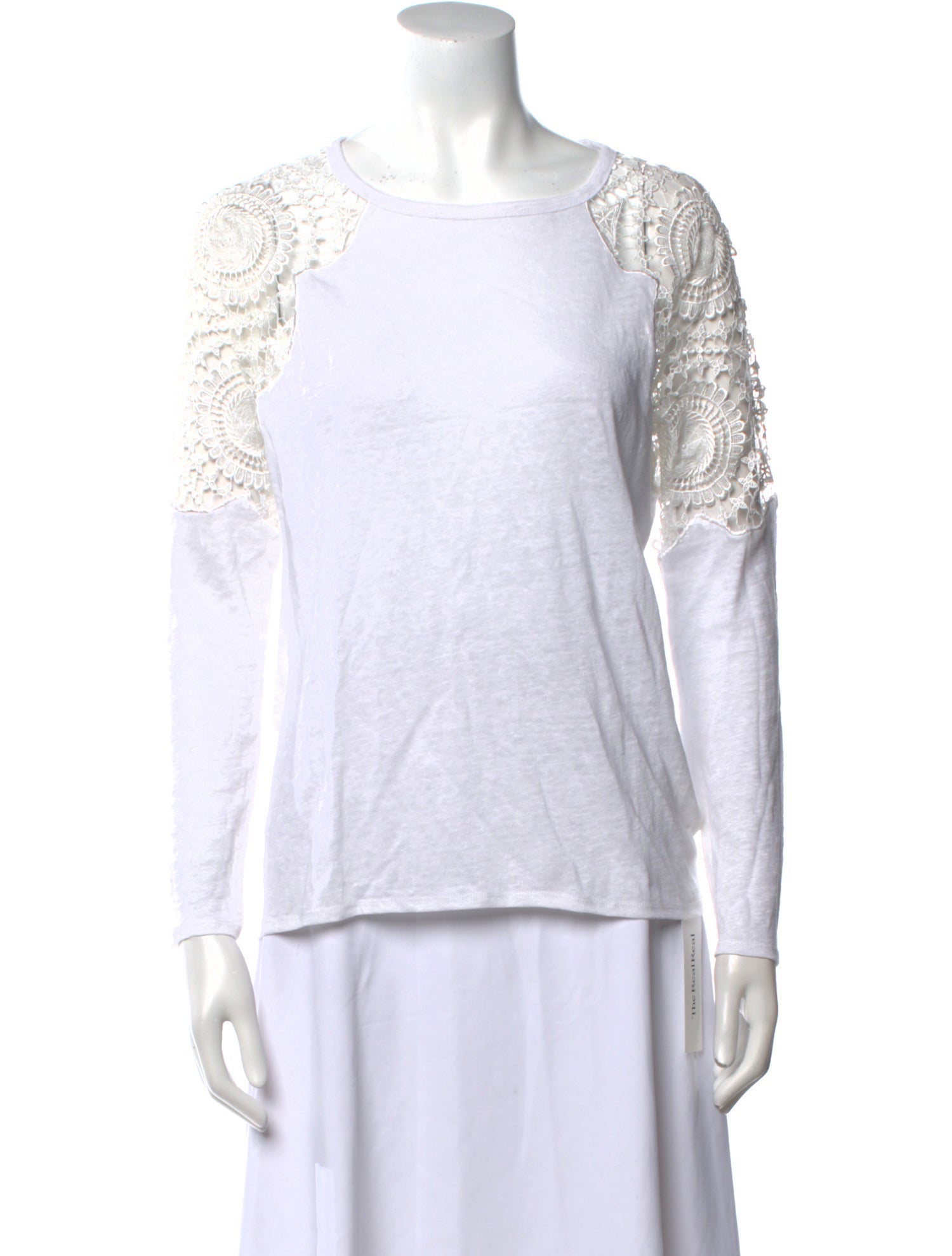 Generation Love Linen Lace Pattern Top