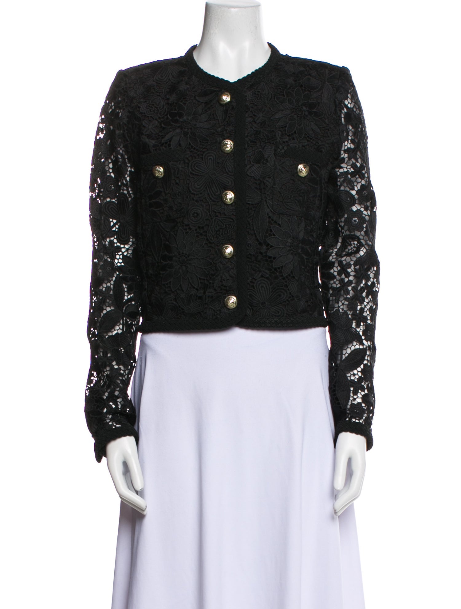 Generation Love Lace Pattern Evening Jacket