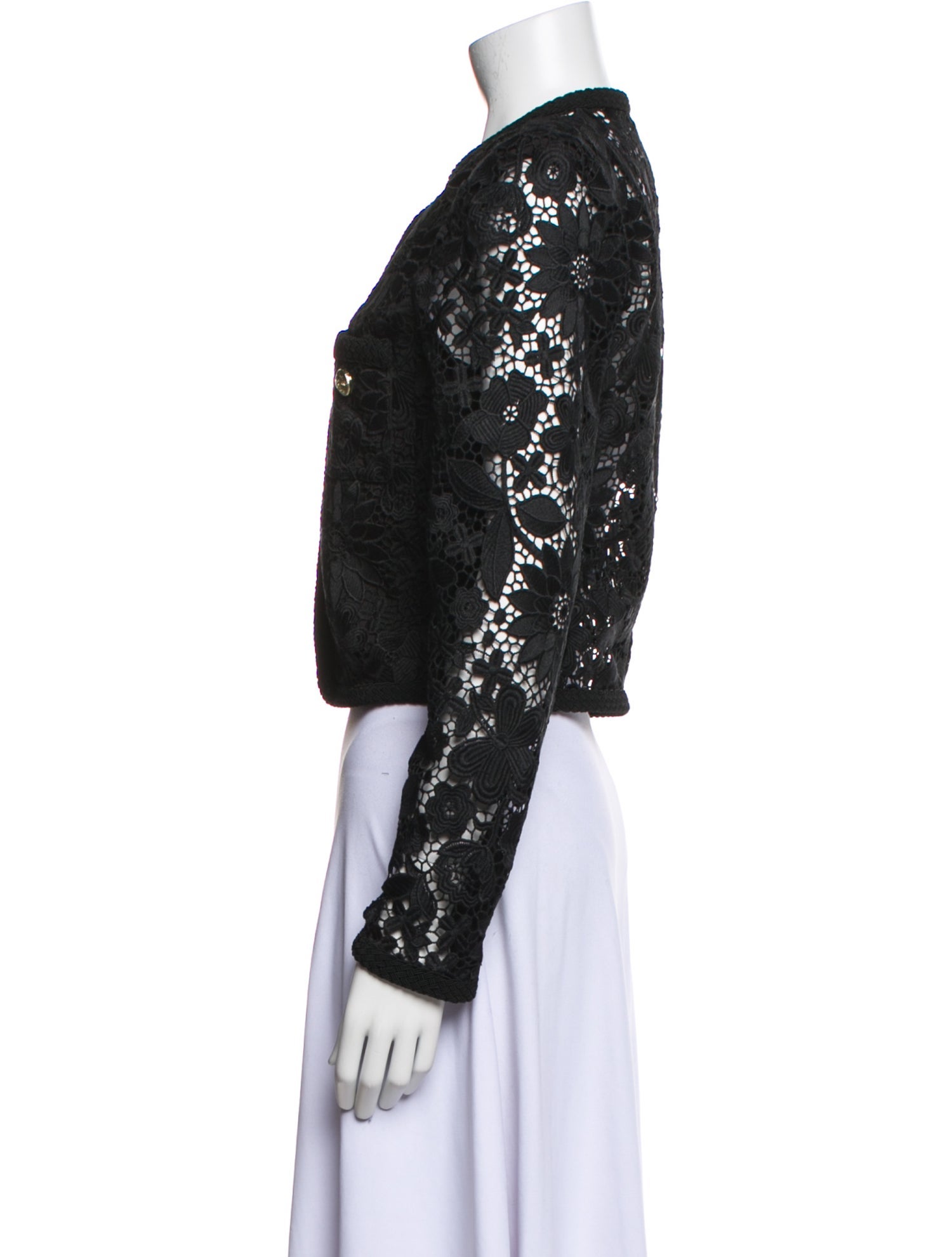 Generation Love Lace Pattern Evening Jacket